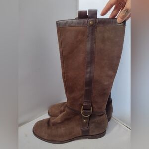 Cole Haan Liberty Tall Riding Boots Womens Size 9.5 Equestrian Leather Knee High